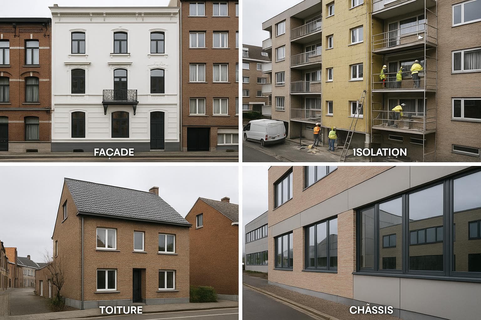 Rénovation façade — Bruxelles
